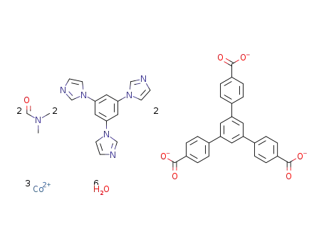 [Co3(1,3,5-tris(1-imidazolyl)benzene)2(4,4',4''-benzene-1,3,5-triyltribenzoate)2]*2DMF*6H2O