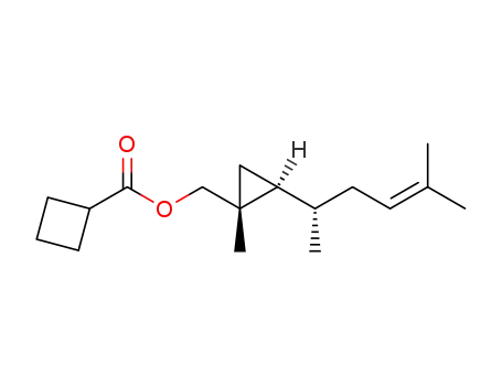 [(1S*,2R*)-1-methyl-2-((R*)-5-methylhex-4-en-2-yl)cyclopropyl]methyl cyclobutanecarboxylate