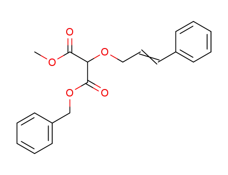 1-benzyl 3-methyl 2-(cinnamyloxy)malonate