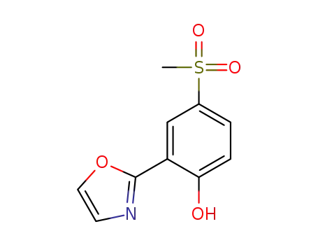 4-(methylsulfonyl)-2-(oxazol-2-yl)phenol