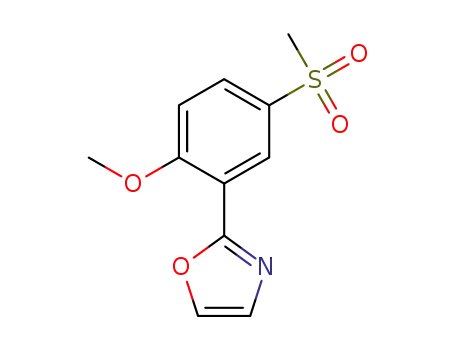 2-(2-methoxy-5-(methylsulfonyl)phenyl)oxazole