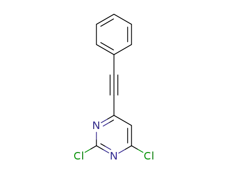 2,4-dichloro-6-(2-phenylethynyl)pyrimidine
