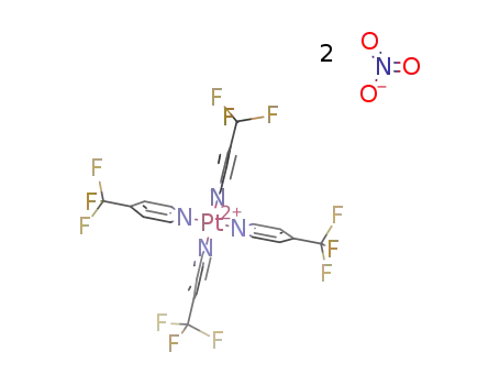 [PtII(4-trifluoromethylpyridine)4](NO3)2