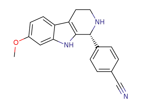 (R)-4-(7-methoxy-2,3,4,9-tetrahydro-1H-pyrido[3,4-b]indol-1-yl)benzonitrile