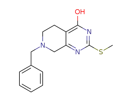 7-benzyl-2-(methylthio)-5,6,7,8-tetrahydropyrido[3,4-d]pyrimidin-4-ol