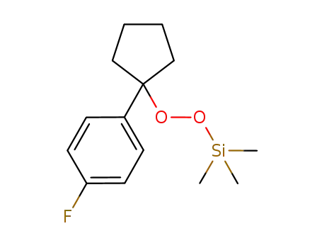 ((1-(4-fluorophenyl)cyclopentyl)peroxy)trimethylsilane