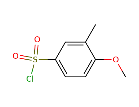 Molecular Structure of 84910-98-5 (4-METHOXY-3-METHYL-BENZENESULFONYL CHLORIDE)