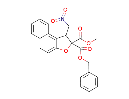 2-benzyl 2-methyl 1-(nitromethyl)naphtho[2,1-b]furan-2,2(1H)-dicarboxylate