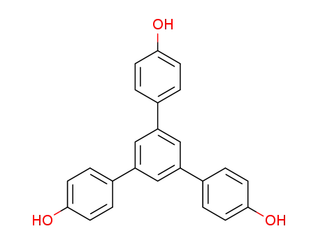 Molecular Structure of 15797-52-1 (1 3 5-TRIS(4-HYDROXYPHENYL)BENZENE  97)