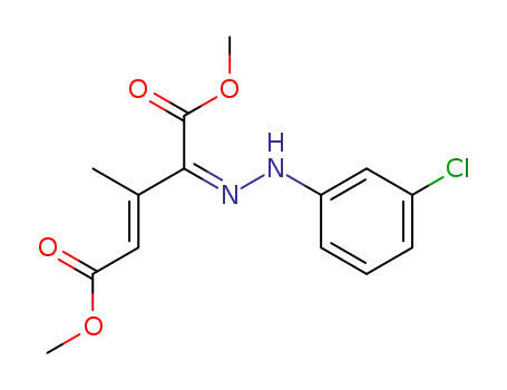 4-(3-chloro-phenylhydrazono)-3-methyl-pentenedioic acid dimethyl ester