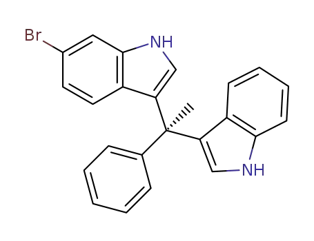(R)-3-(1-(1H-indol-3-yl)-1-phenylethyl)-6-bromo-1H-indole
