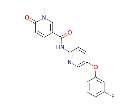 N-[5-(3-fluorophenoxy)pyridin-2-yl]-1-methyl-6-oxo-1,6-dihydropyridine-3-carboxamide