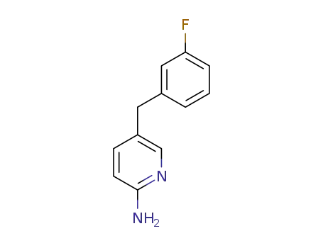 5-[(3-fluorophenyl)methyl]pyridin-2-amine