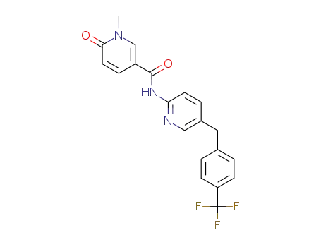 1-methyl-6-oxo-N-(5-(4-(trifluoromethyl)benzyl)pyridin-2-yl)-1,6-dihydropyridine-3-carboxamide