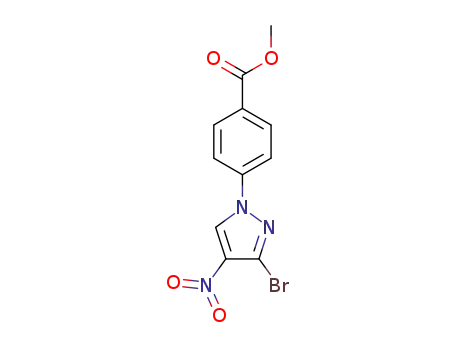 methyl 4-(3-bromo-4-nitropyrazol-1-yl)benzoate