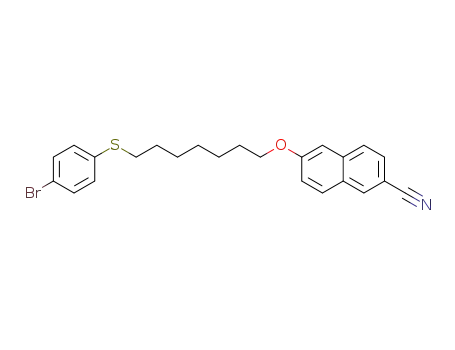 1-(4-bromophenylthio)-7-(6-cyano-2-naphthyloxy)heptane