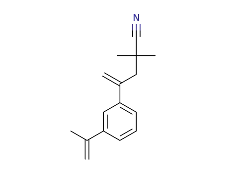 2,2-dimethyl-4-(3-(prop-1-en-2-yl)phenyl)pent-4-enenitrile