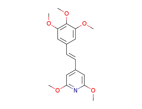 (E)-2,6-dimethoxy-4-(3,4,5-trimethoxystyryl)-pyridine
