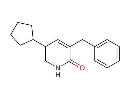 3-benzyl-5-cyclopentyl-5,6-dihydropyridin-2(1H)-one