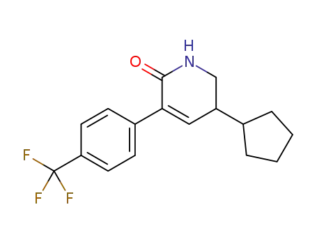 5-cyclopentyl-3-(4-(trifluoromethyl)phenyl)-5,6-dihydropyridin-2(1H)-one