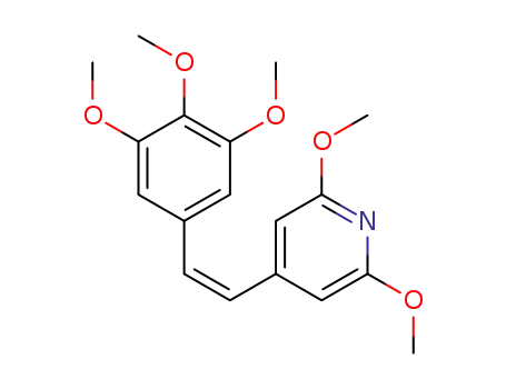 (Z)-2,6-dimethoxy-4-(3,4,5-trimethoxystyryl)-pyridine