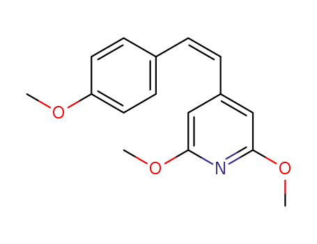 (Z)-2,6-dimethoxy-4-(4-methoxystyryl)-pyridine