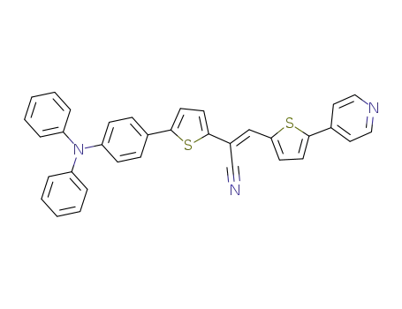 (E)-2-{5-[4-(diphenylamino)phenyl]thiophene-2-yl}-3-[5-(pyridine-4-yl)thiophen-2-yl]acrylonitrile