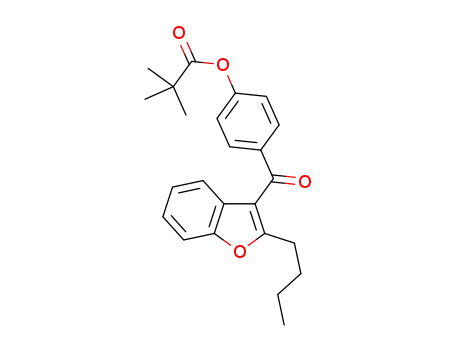 4-(2-butylbenzofuran-3-carbonyl)phenyl pivalate