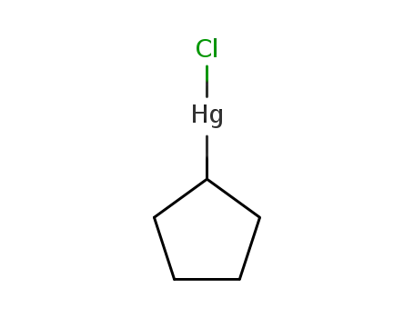 Molecular Structure of 27008-70-4 (Mercury, chlorocyclopentyl-)