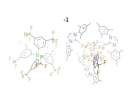 [(IMes)3Fe4S4(4-CF3-pyridine)][BArF4]