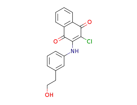 2-chloro-3-((3-(2-hydroxyethyl)phenyl)amino)naphthalene-1,4-dione