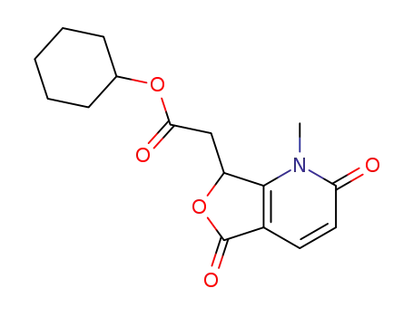 cyclohexyl 2-(1-methyl-2,5-dioxo-1,2,5,7-tetrahydrofuro[3,4-b]pyridin-7-yl)acetate