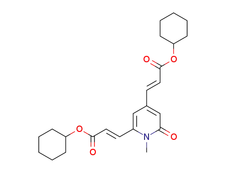dicyclohexyl 3,3'-(1-methyl-6-oxo-1,6-dihydropyridine-2,4-diyl)(2E,2'E)-diacrylate