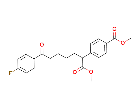 methyl 4-(7-(4-fluorophenyl)-1-methoxy-1,7-dioxoheptan-2-yl)benzoate