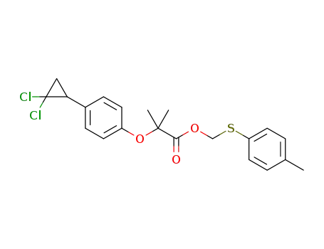 (p-tolylthio)methyl 2-(4-(2,2-dichlorocyclopropyl)phenoxy)-2-methylpropanoate