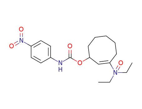 (E)-N,N-diethyl-3-(((4-nitrophenyl)carbamoyl)oxy)cyclooct-1-en-1-amine oxide