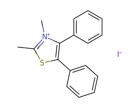 Thiazolium, 2,3-dimethyl-4,5-diphenyl-, iodide
