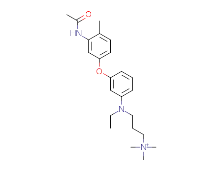 3-((3-(3-acetamido-4-methylphenoxy)phenyl)(ethyl)amino)-N,N,N-trimethylpropan-1-aminium