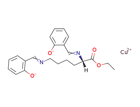 Nα,Nε-disalicylidene-L-lysine ethyl ester; copper (II)-salt