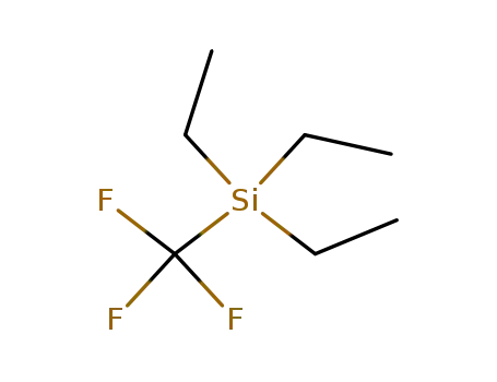 Molecular Structure of 120120-26-5 (TRIETHYL(TRIFLUOROMETHYL)SILANE)