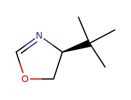Molecular Structure of 132377-00-5 (Oxazole, 4-(1,1-dimethylethyl)-4,5-dihydro-, (4S)-)