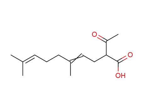 (E)-2-Acetyl-5,9-dimethyl-deca-4,8-dienoic acid
