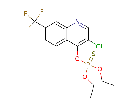 Thiophosphoric acid O-(3-chloro-7-trifluoromethyl-quinolin-4-yl) ester O',O''-diethyl ester