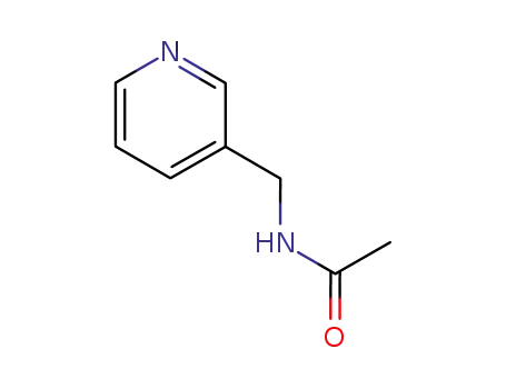 Molecular Structure of 22977-34-0 (3-(ACETAMIDOMETHYL)PYRIDINE)