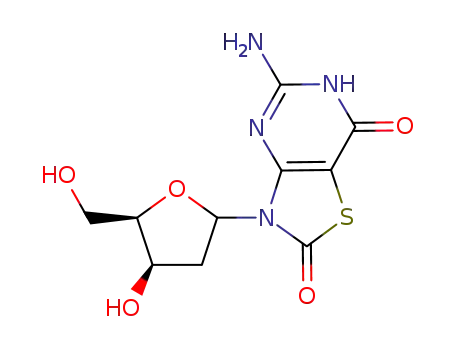 5-amino-3-(2-deoxy-β-D-erythro-pentofuranosyl)thiazolo<4,5-d>pyrimidine-2,7-dione