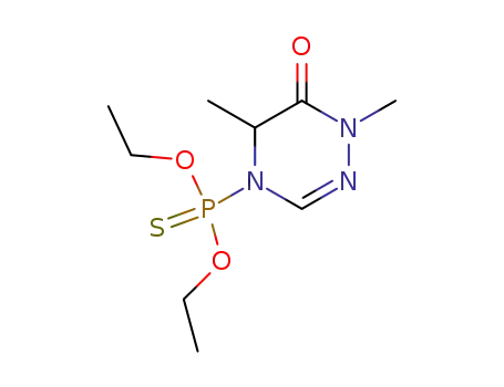 (1,5-Dimethyl-6-oxo-5,6-dihydro-1H-[1,2,4]triazin-4-yl)-phosphonothioic acid O,O-diethyl ester