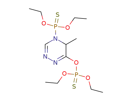 [6-(Diethoxy-thiophosphoryloxy)-5-methyl-5H-[1,2,4]triazin-4-yl]-phosphonothioic acid O,O-diethyl ester
