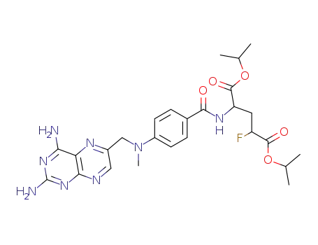 2-{4-[(2,4-Diamino-pteridin-6-ylmethyl)-methyl-amino]-benzoylamino}-4-fluoro-pentanedioic acid diisopropyl ester