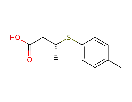 (R)-3-(Tolylthio)butyric acid