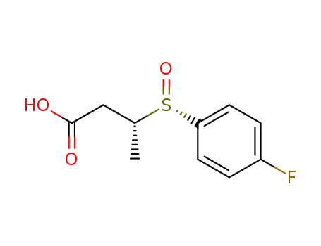 (R)-3-((S)-4-Fluoro-benzenesulfinyl)-butyric acid